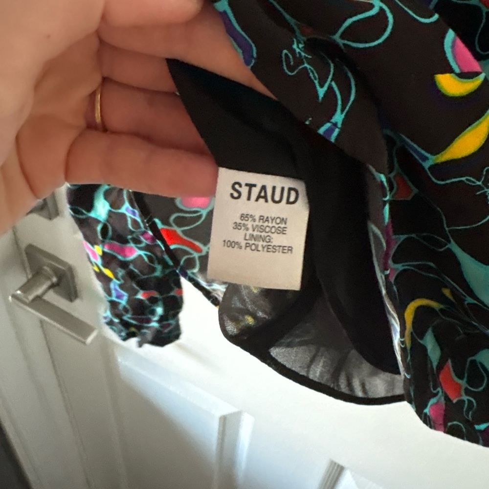 STAUD Josephine Long Sleeve Top Size 2 - Picture 4 of 5